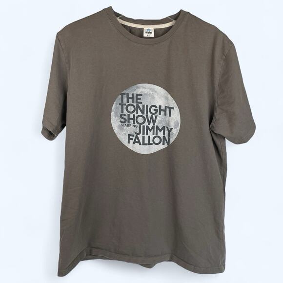 The Tonight Show Starring Jimmy Fallon T-shirt Unisex XL Gray Moon - Picture 1 of 3